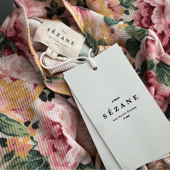 Sezane Felix Jumper in London Bouquet - Picture 4 of 7